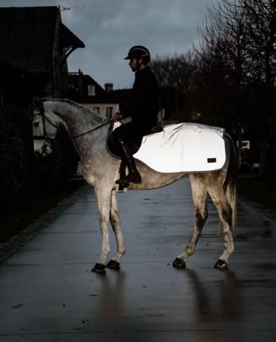 Skridtdækken Reflective fra Kentucky Horsewear-Silver