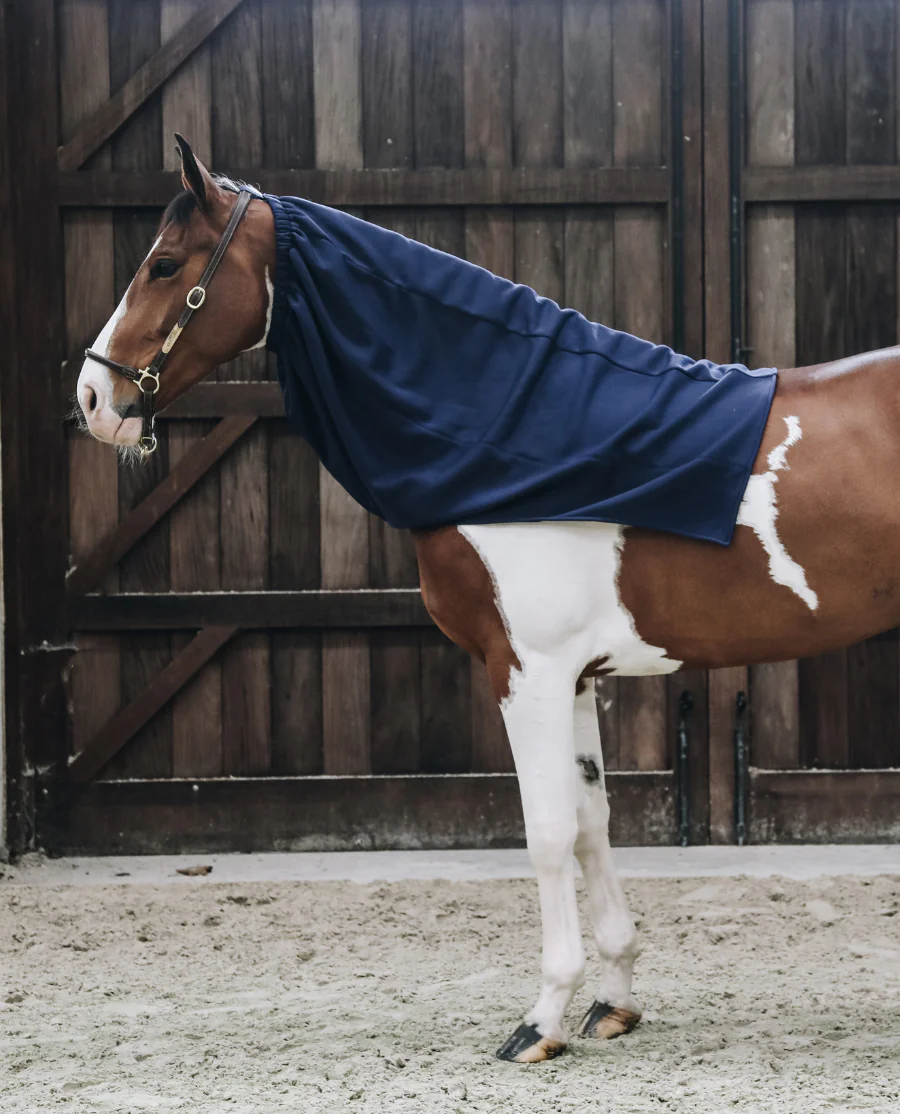 Cooler Fleece Scarf fra Kentucky Horsewear-Navy