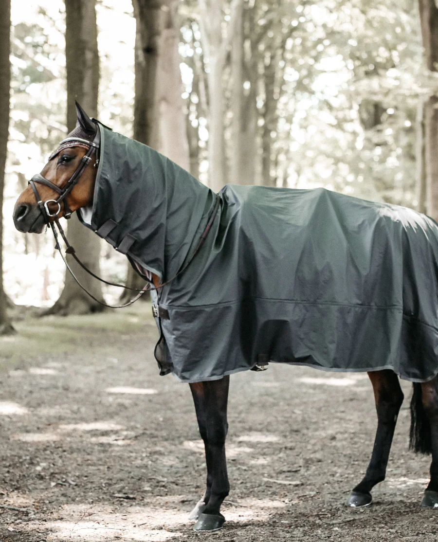 Raincoat Hurricane fra Kentucky Horsewear-Grey