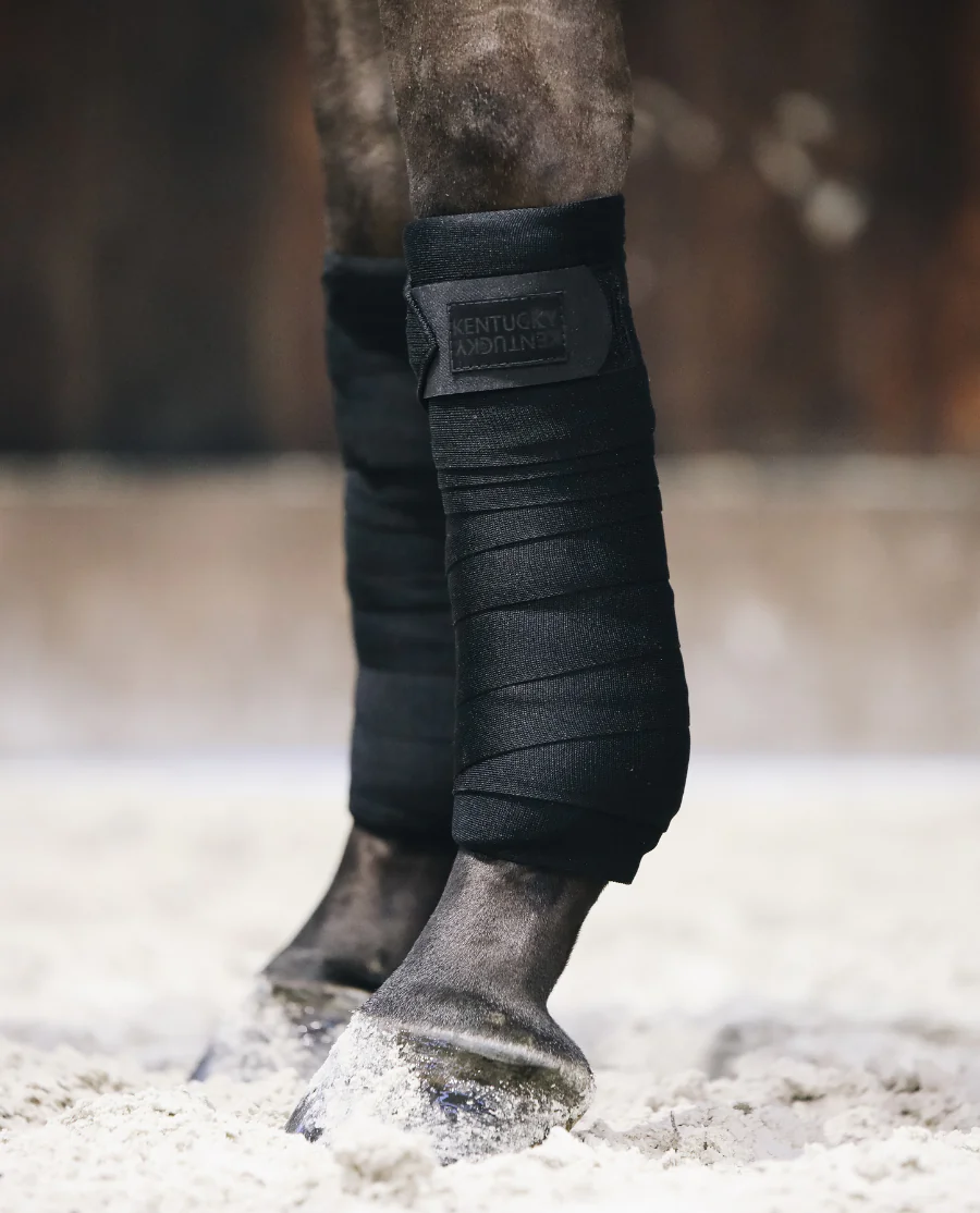 Repellent Working Bandages fra Kentucky Horsewear-Black