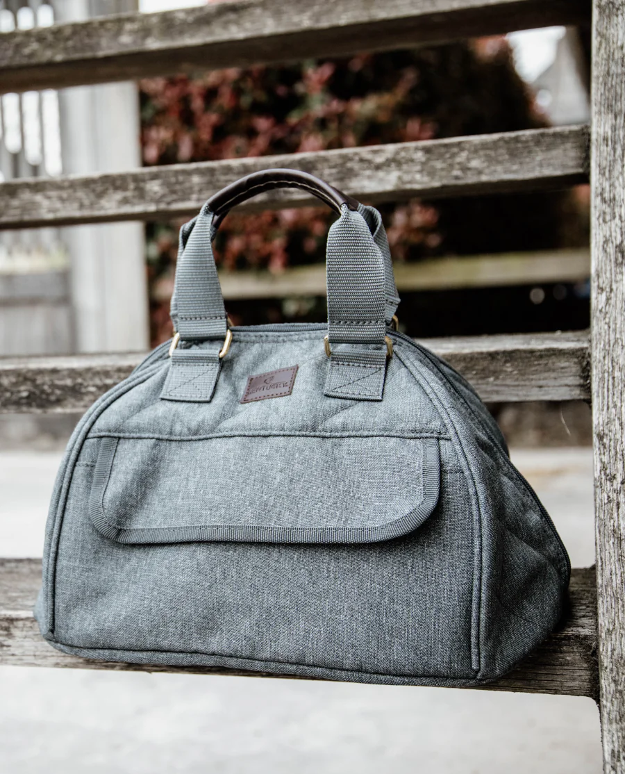 Hjelmtaske fra Kentucky Horsewear-Grey