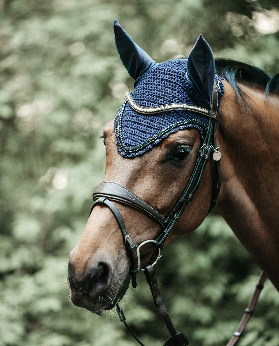 Hut Long Stone & Pearl fra Kentucky Horsewear-Dark Navy