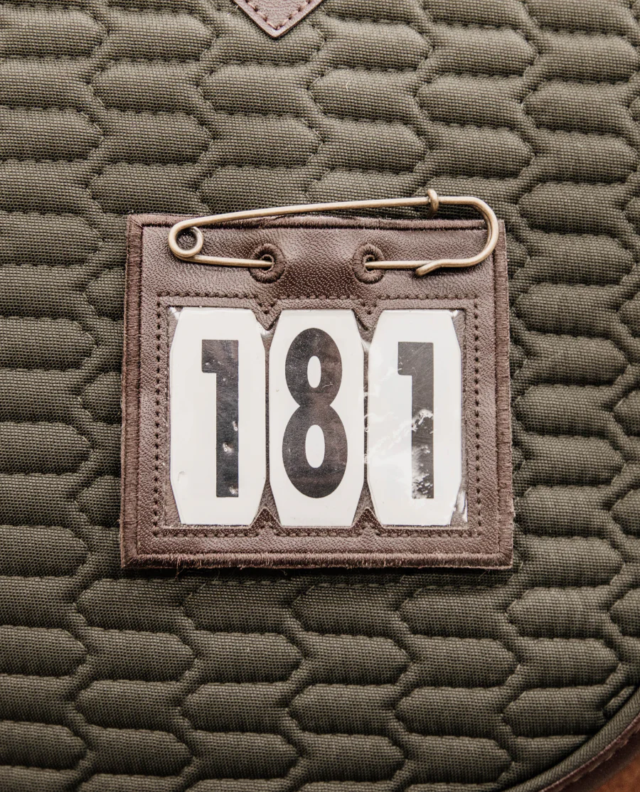 Stævnenummer fra Kentucky Horsewear-Brown