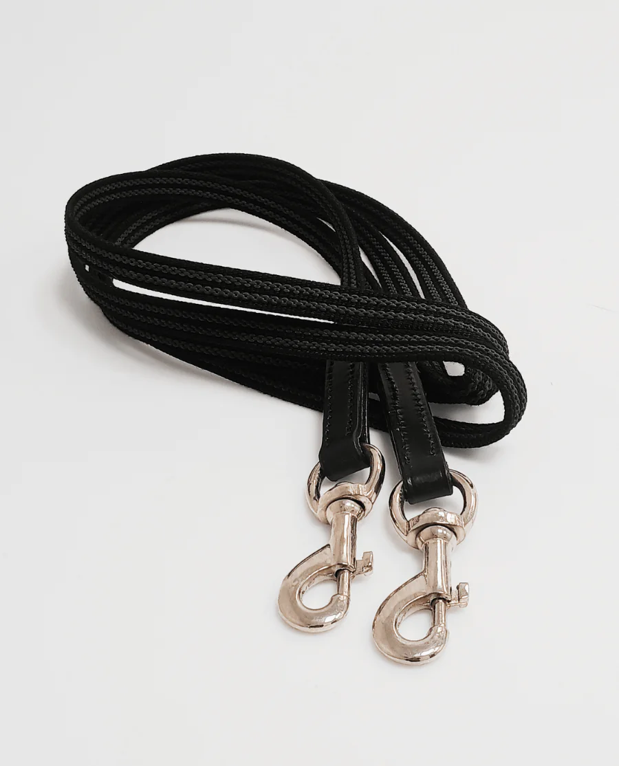 Top Reiter Disco Tøjler Gummi med Karabinhager