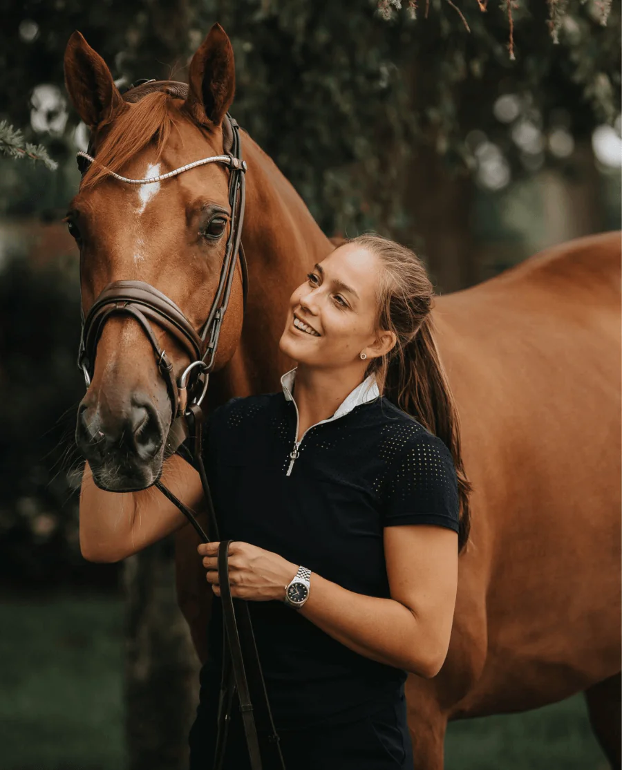 Finesse Trense Cassidy Brun/Guld