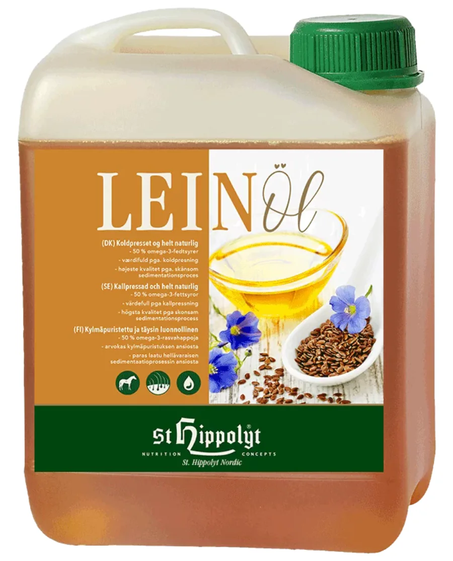 St. Hippolyt Leinöl Hørfrøolie 2.5L