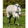 Amigo Bug Buster fra Horseware - Chalkwhite / Navy & Blue Haze