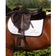 Springunderlag fra Kentucky Horsewear-White/White/Brown
