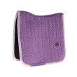 Dressurunderlag Velvet Contrast fra Kentucky Horsewear-Royal Purple