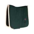 Dressurunderlag Velvet Contrast fra Kentucky Horsewear-Pine Green