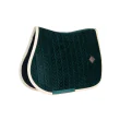 Springunderlag Velvet Contrast fra Kentucky Horsewear-Pine Green
