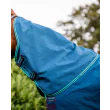 Rhino Turnout Hood/0g fra Horseware - Navy/Aqua, Grey