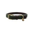 Plaited Nylon Hundehalsbånd fra Kentucky-Olive Green