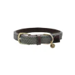 Plaited Nylon Hundehalsbånd fra Kentucky-Grey