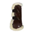 Sheepskin Tendon Boots Bamboo Elastic fra Kentucky Horsewear-Brown