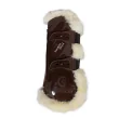 Sheepskin Tendon Boots Bamboo Elastic fra Kentucky Horsewear-Brown