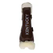 Sheepskin Tendon Boots Bamboo Elastic fra Kentucky Horsewear-Brown