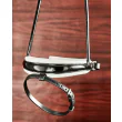 Finesse Bridles Trense Cassidy sort/hvid/lak/sølv