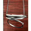 FinesseBridles Cassidy Trense sort/hvid/sølv